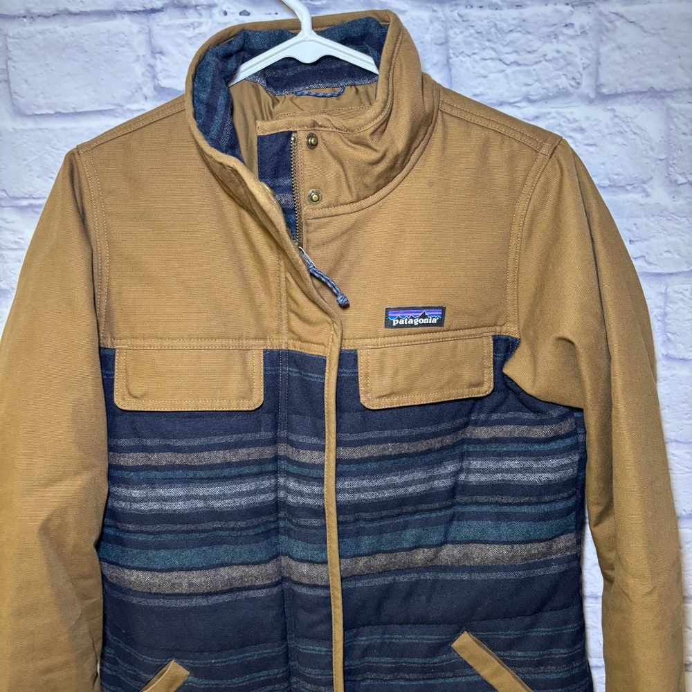 Patagonia OUT YONDER Parka Wool Jacket Womens Size XS Full Zip Snap Button - Picture 2 of 13
